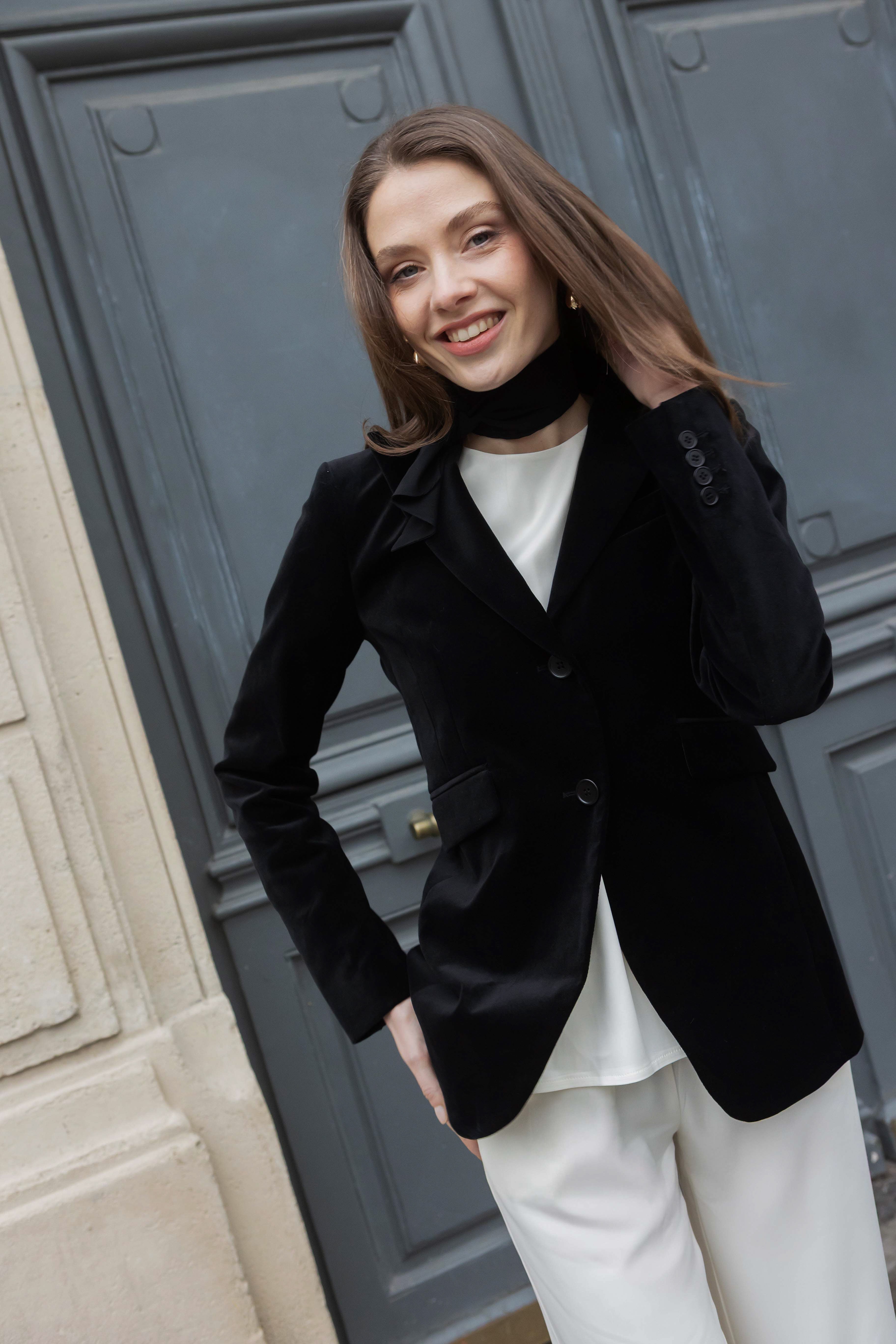 Blazer Charlotte grau