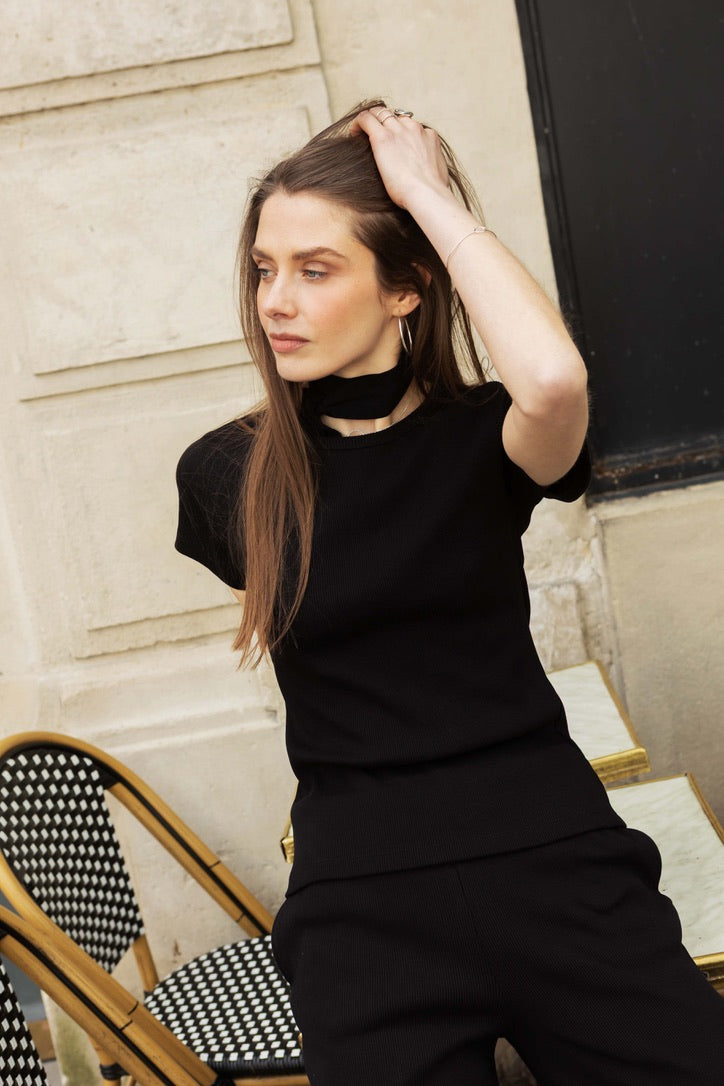 T-Shirt Stella gerippt