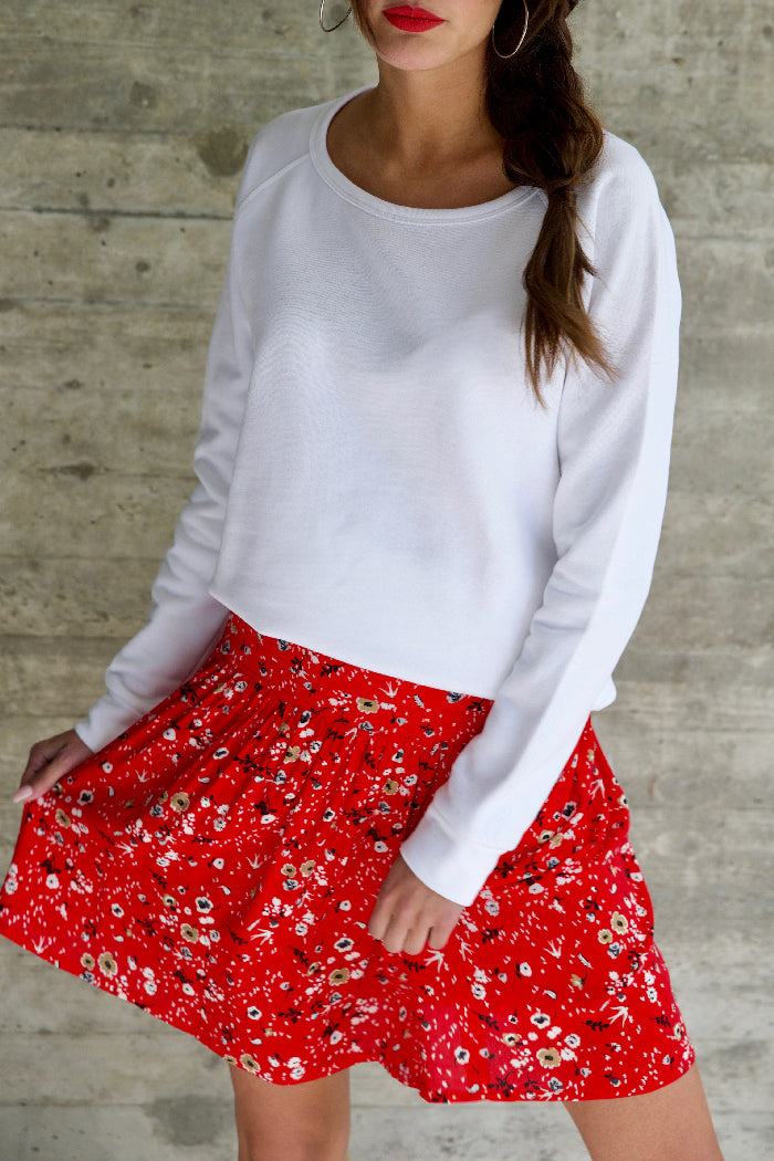 Skirt Pia red