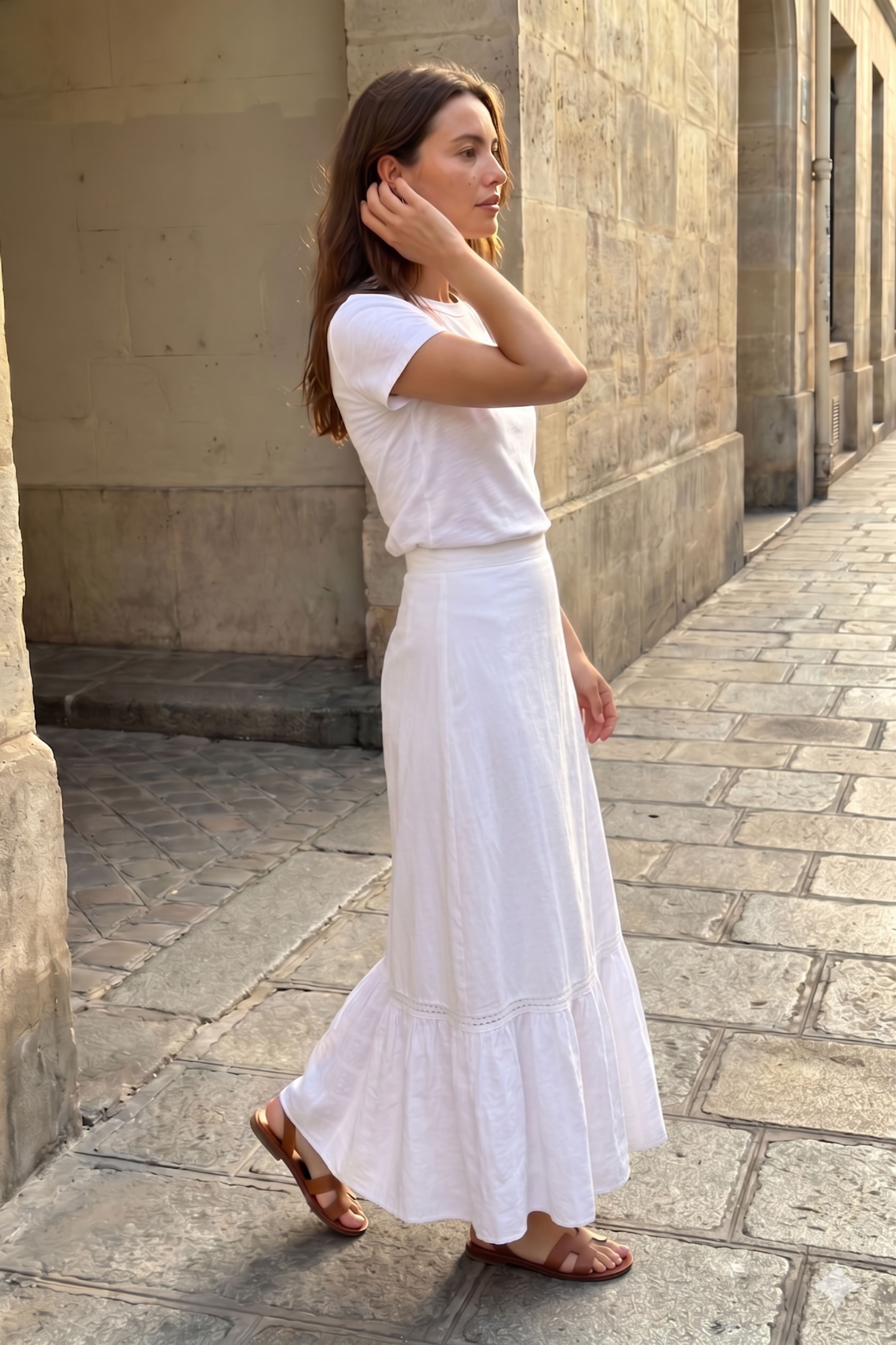 Skirt Bohème Plumetis