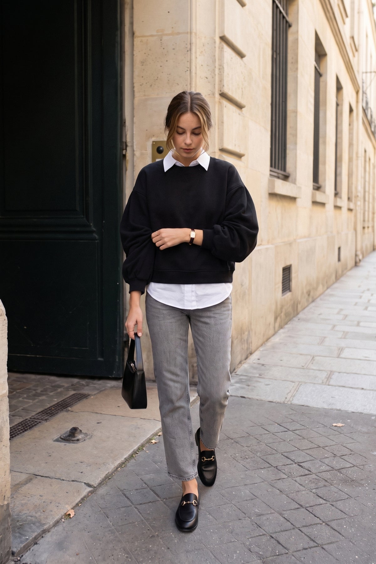Sweat Luna bleu marine