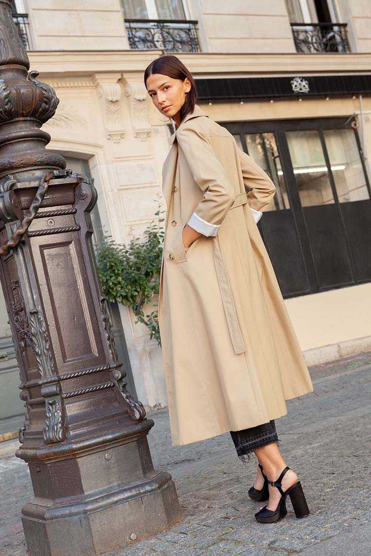 Trench-coat Ondine long