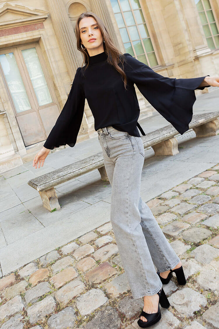 Blouse Victoria noir