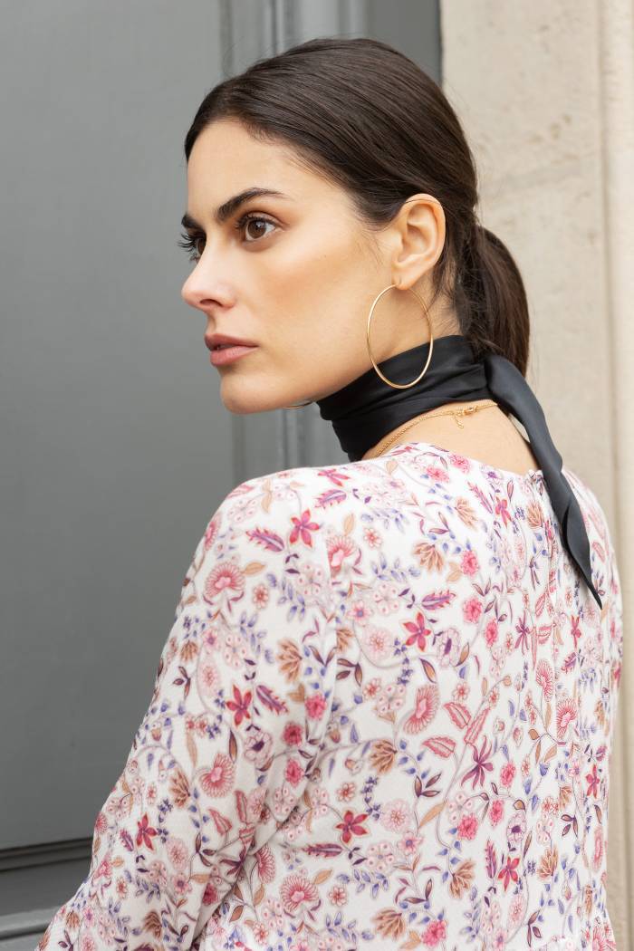Robe Savanah rose fleurie
