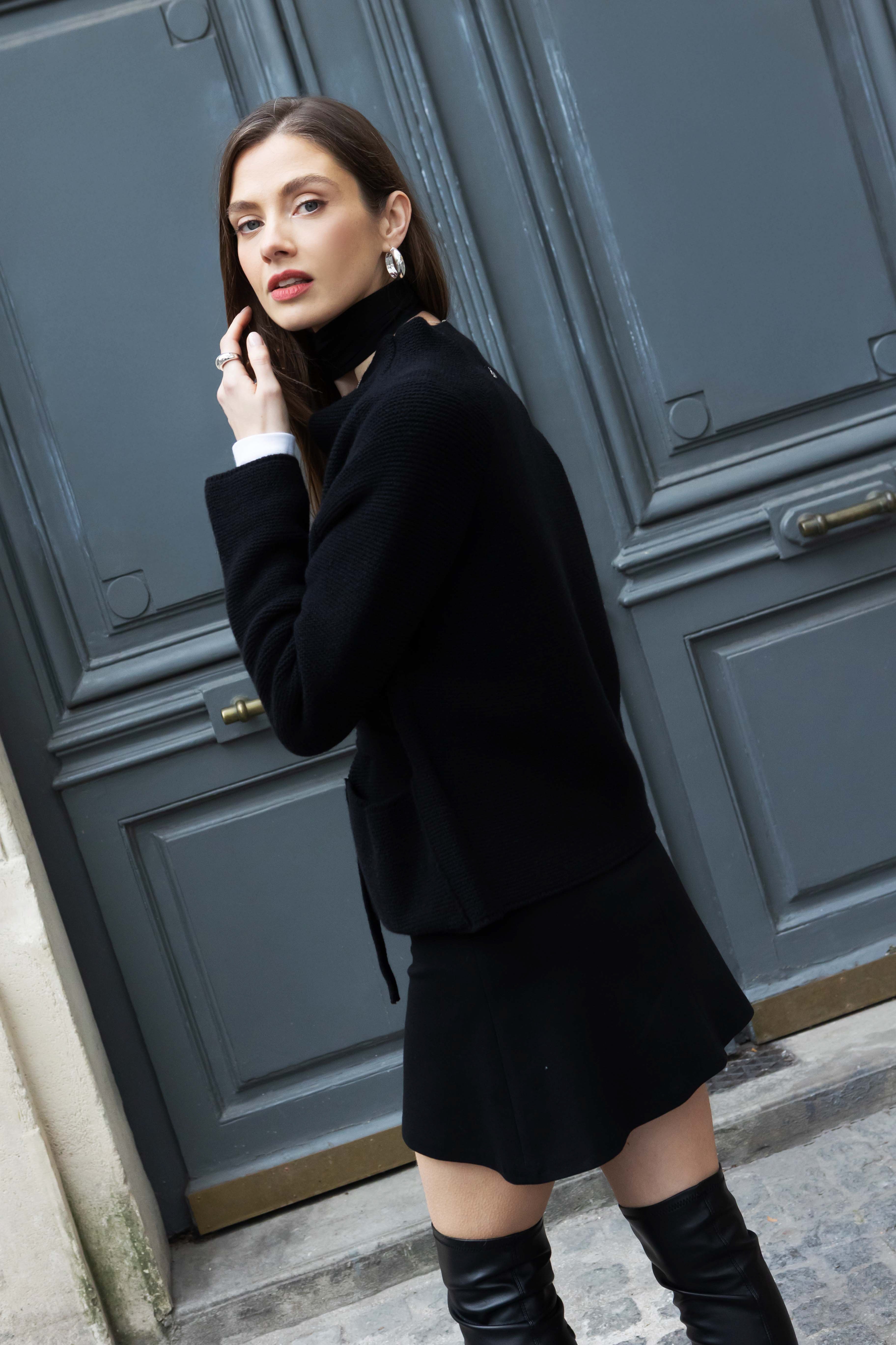 Blouse Victoria noir