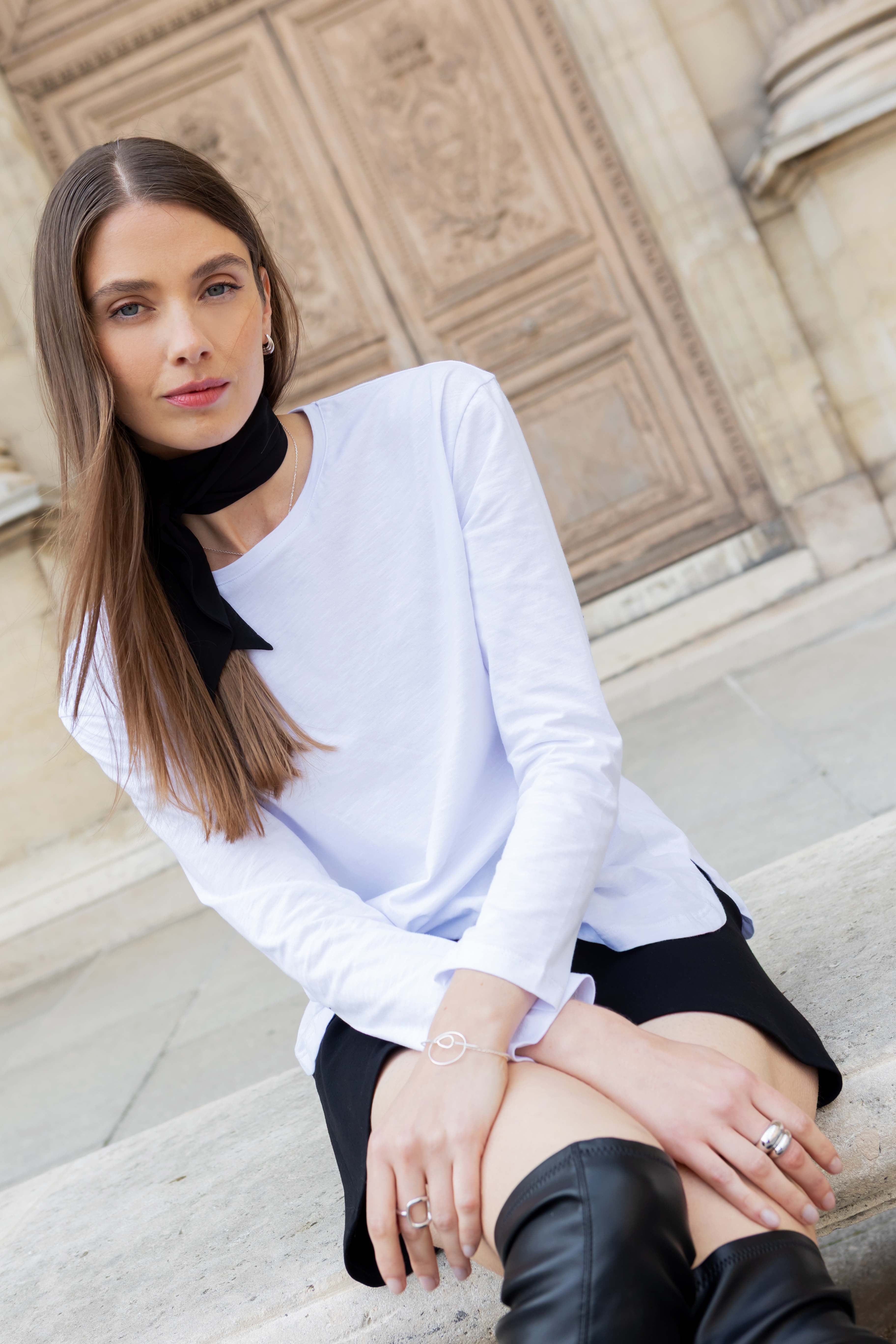 Top Jemma à manches longues