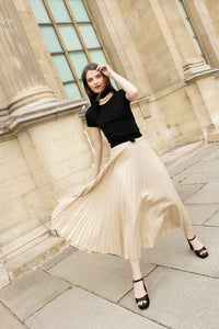 Pleated Skirt Vinca