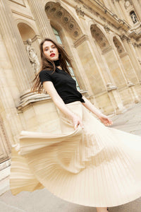 Pleated Skirt Vinca