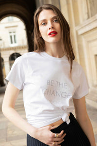 Tee Roma white imprimé