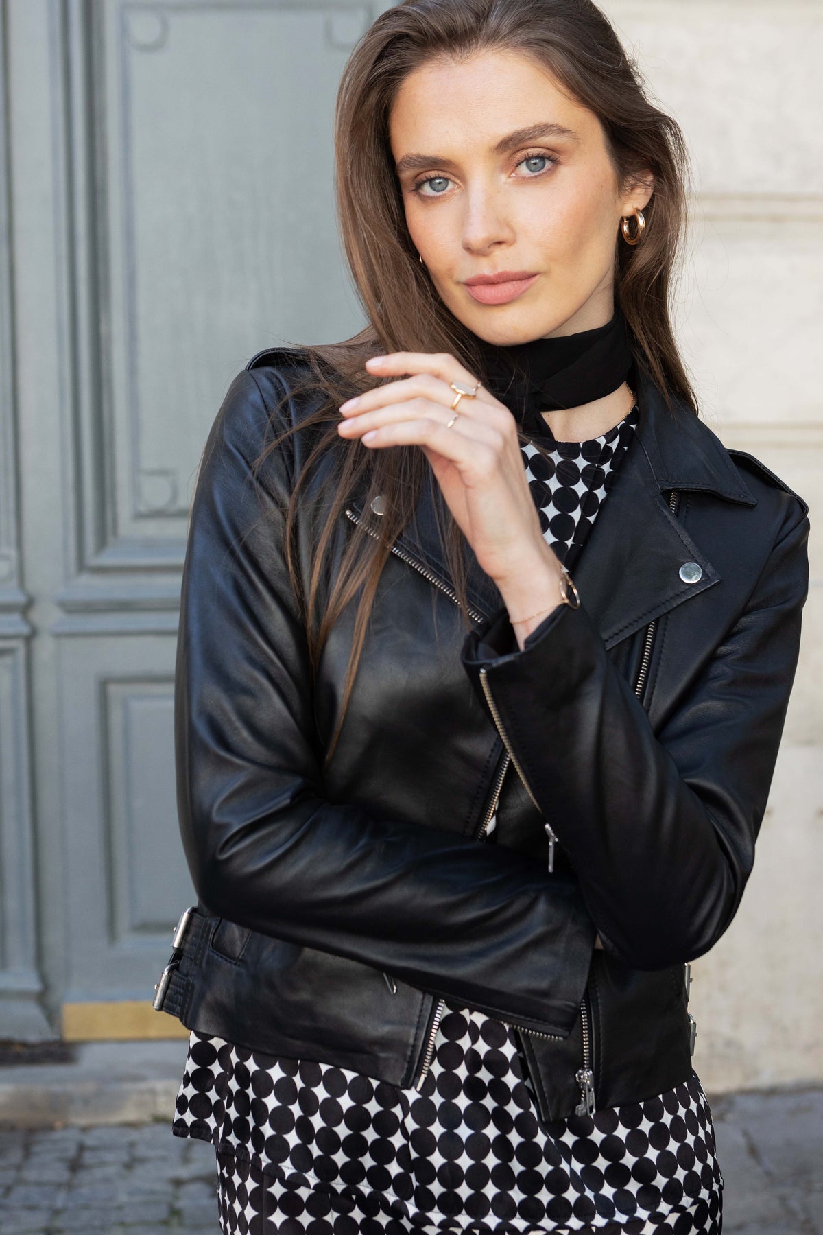 Leather Jacket Elina