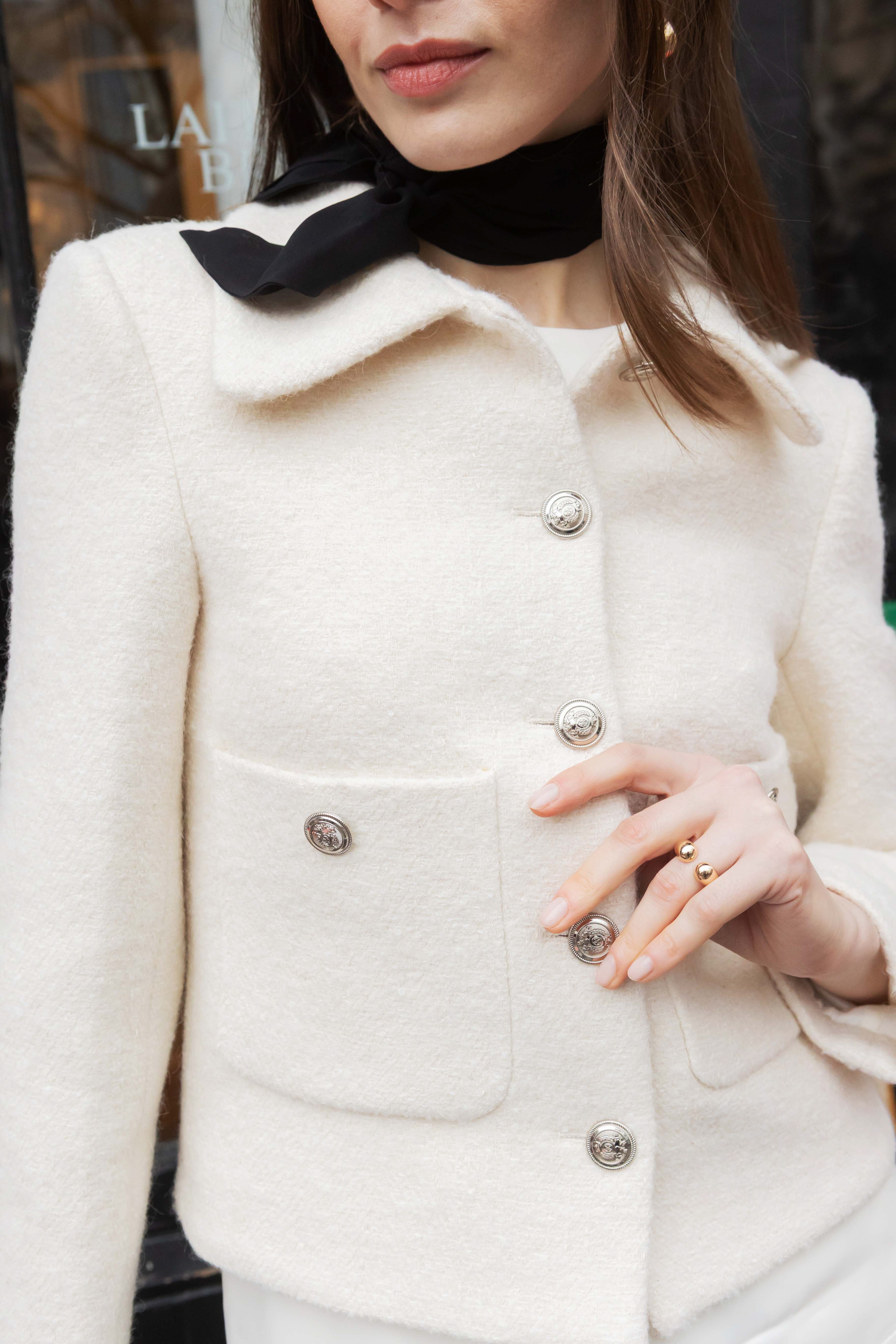 Veste Charlène crème