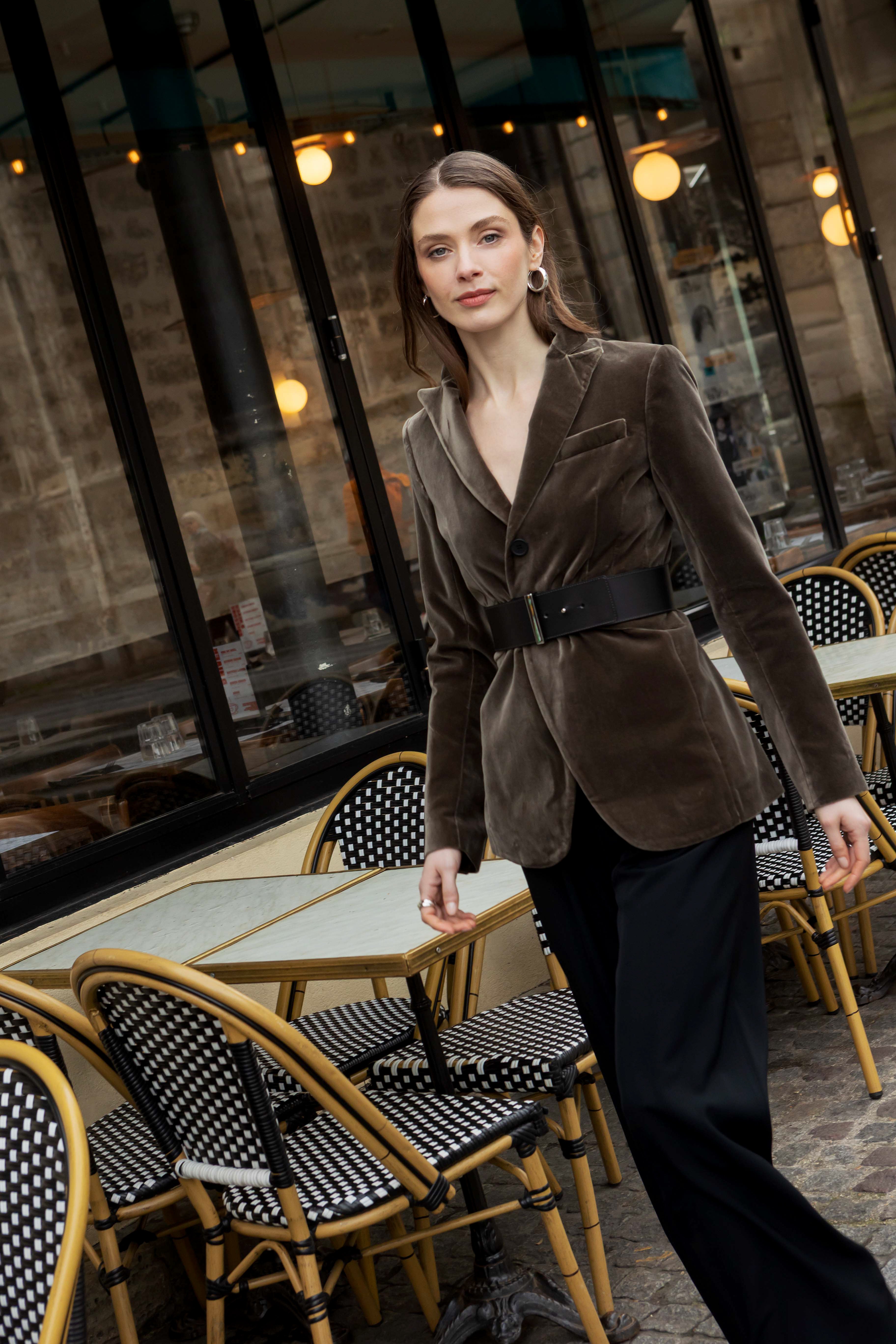 Blazer Charlotte grau