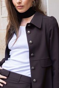 Veste Amandine laine marine