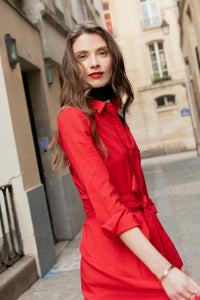 Robe Emeline rouge