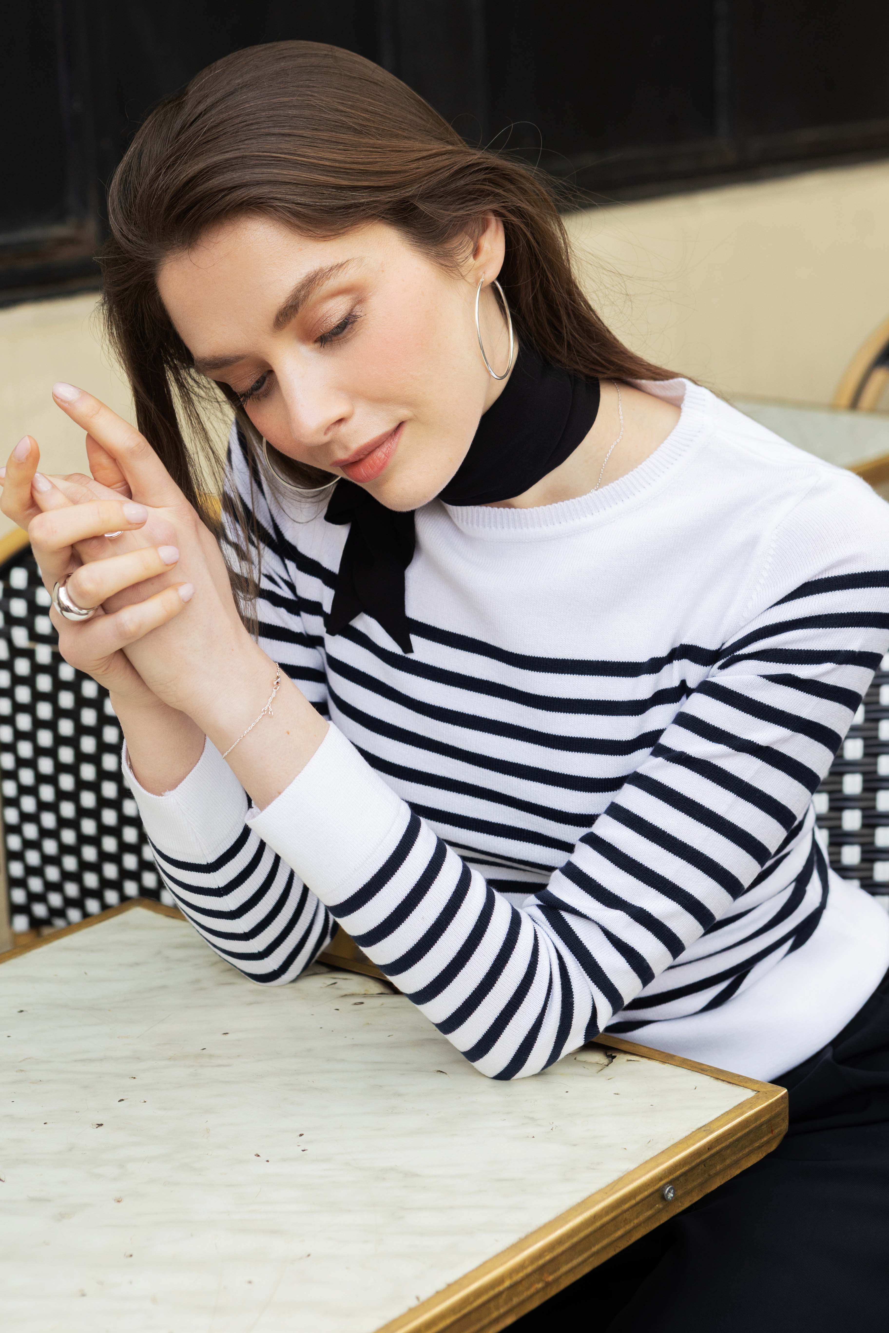 Pullover Léonie Gestreift