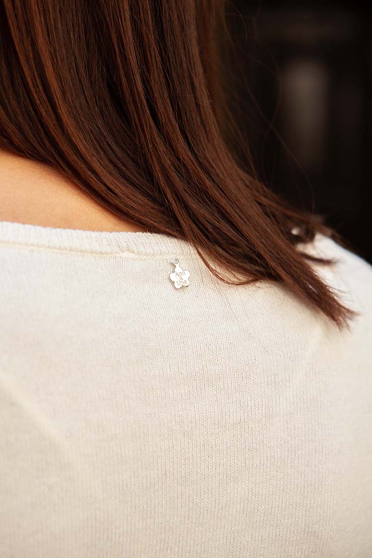 wrap cardigan Théo cream