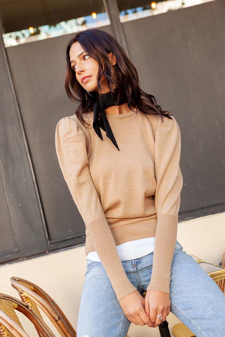 Sweater Lilia camel