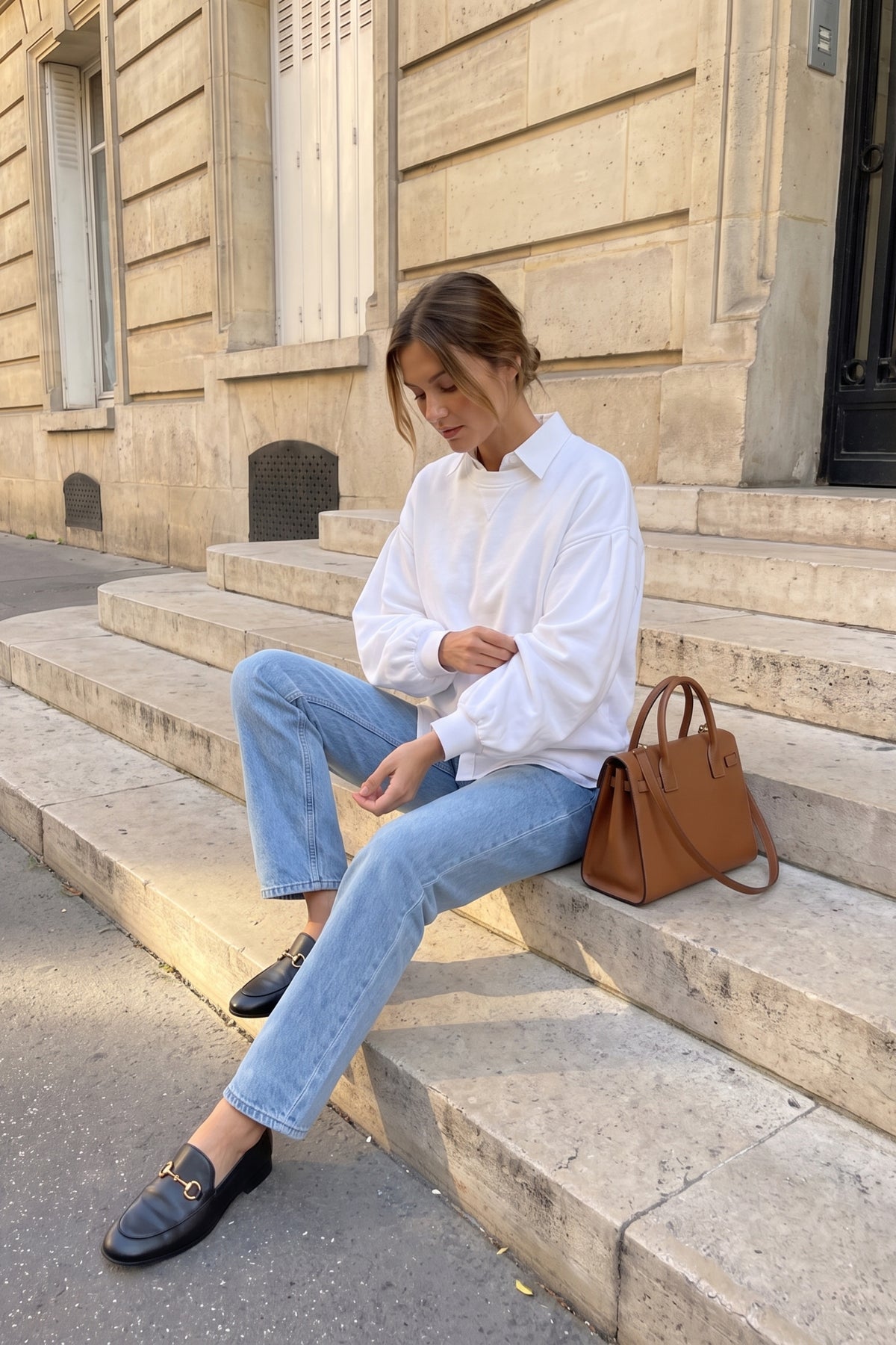Sweat Luna bleu marine
