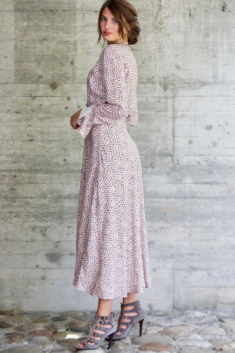 Dress Thaïs leo rose