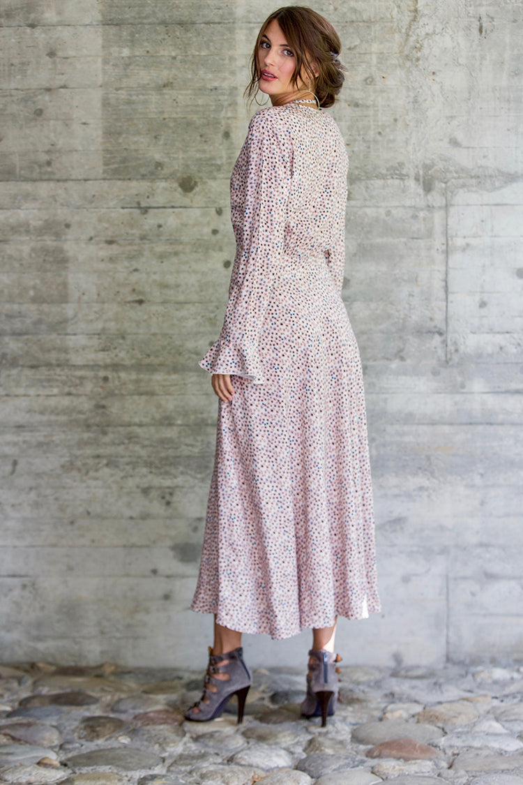 Dress Thaïs leo rose