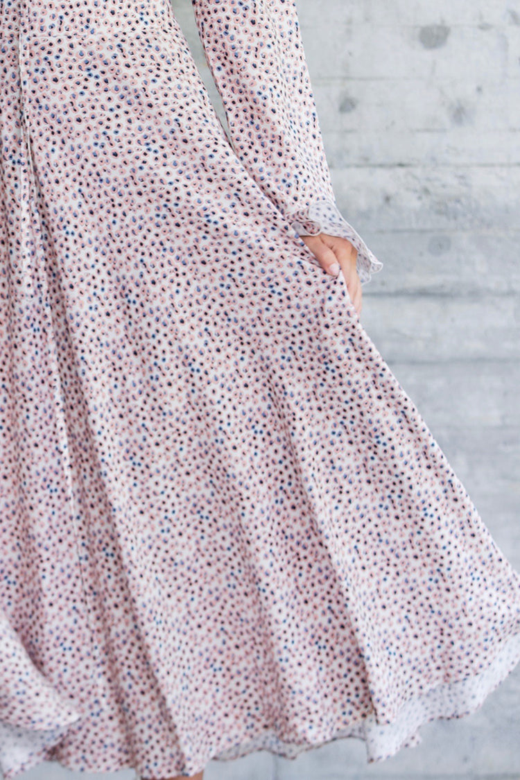 Dress Thaïs leo rose