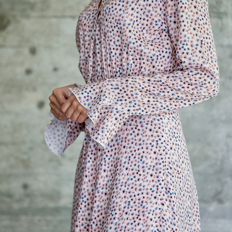 Dress Thaïs leo rose