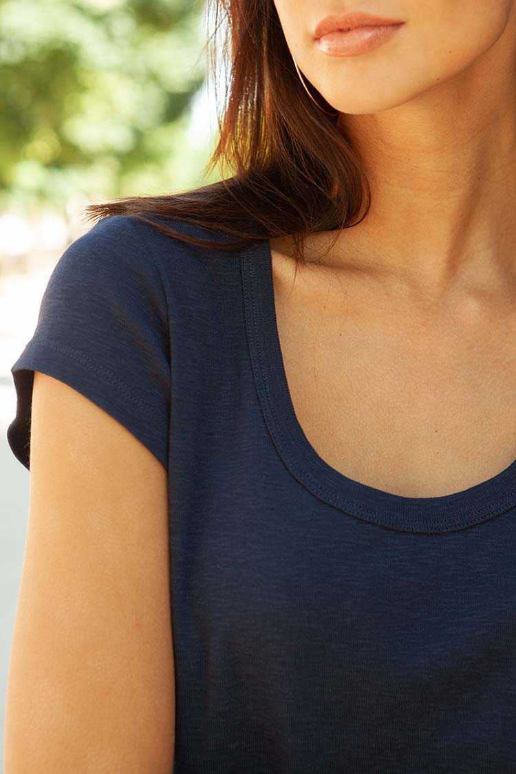 T-Shirt Théa marineblau