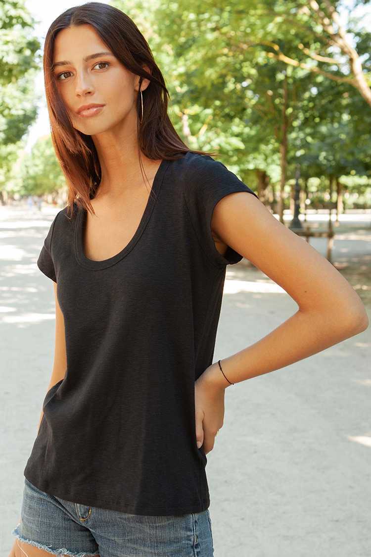 T-Shirt Théa schwarz