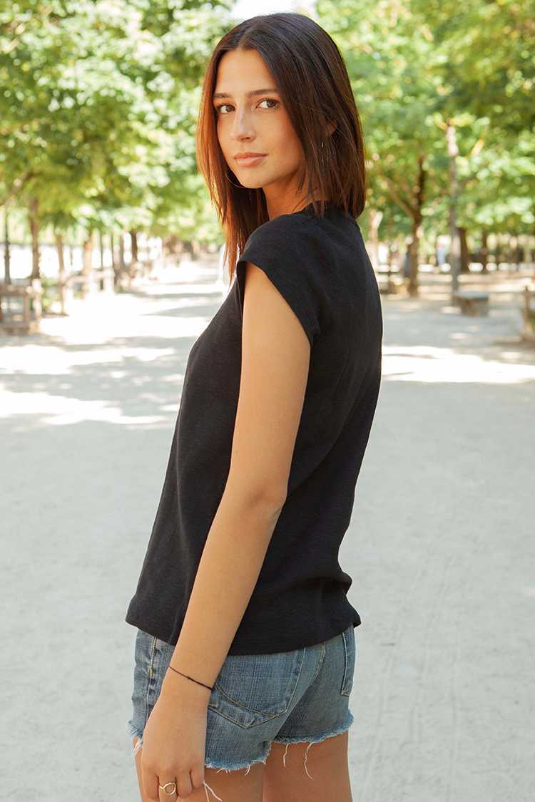 T-Shirt Théa schwarz