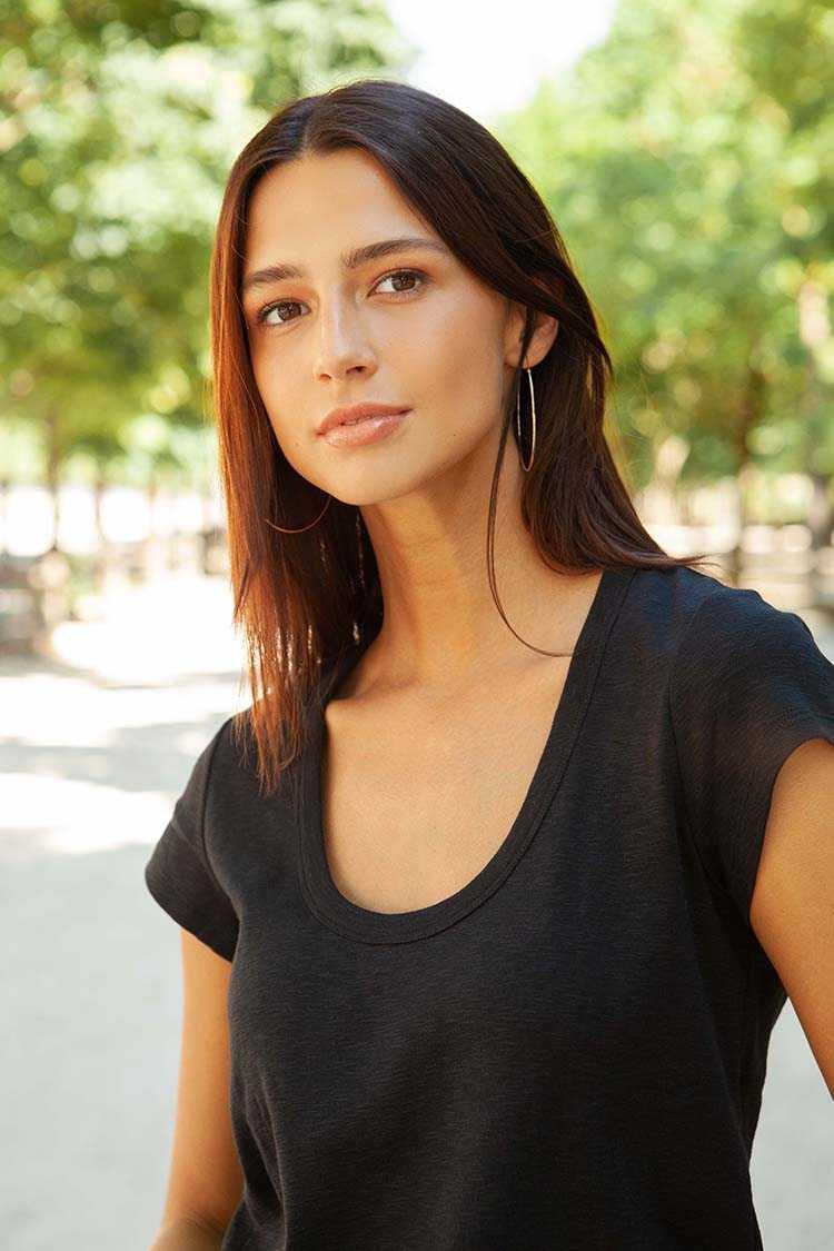 T-Shirt Théa schwarz