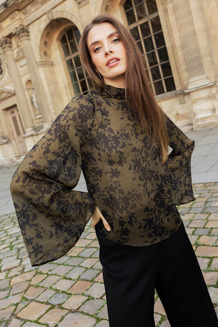 Blouse Victoria noir