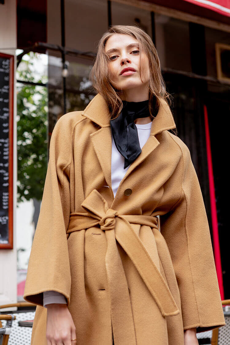 Manteau Alba camel