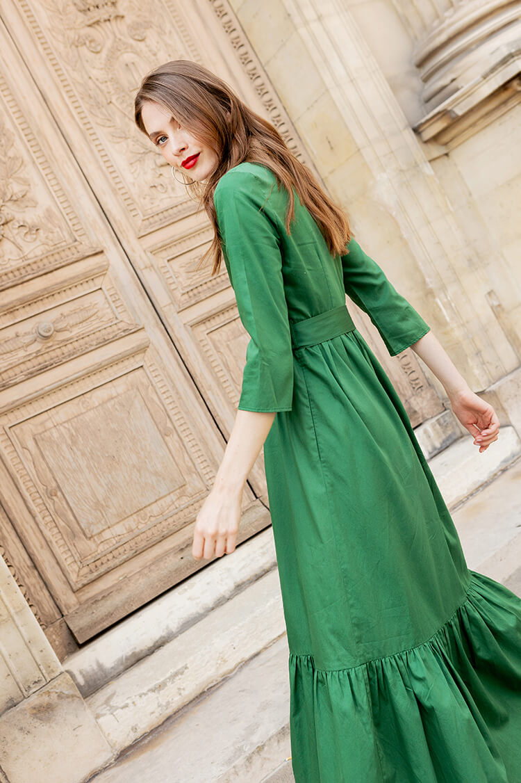 Kleid Agathe grün